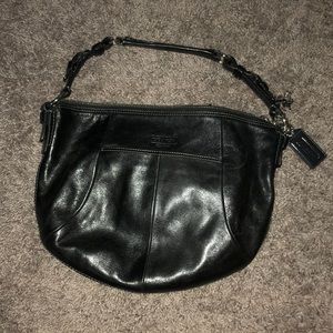 Black coach bag. Perfect condition!!